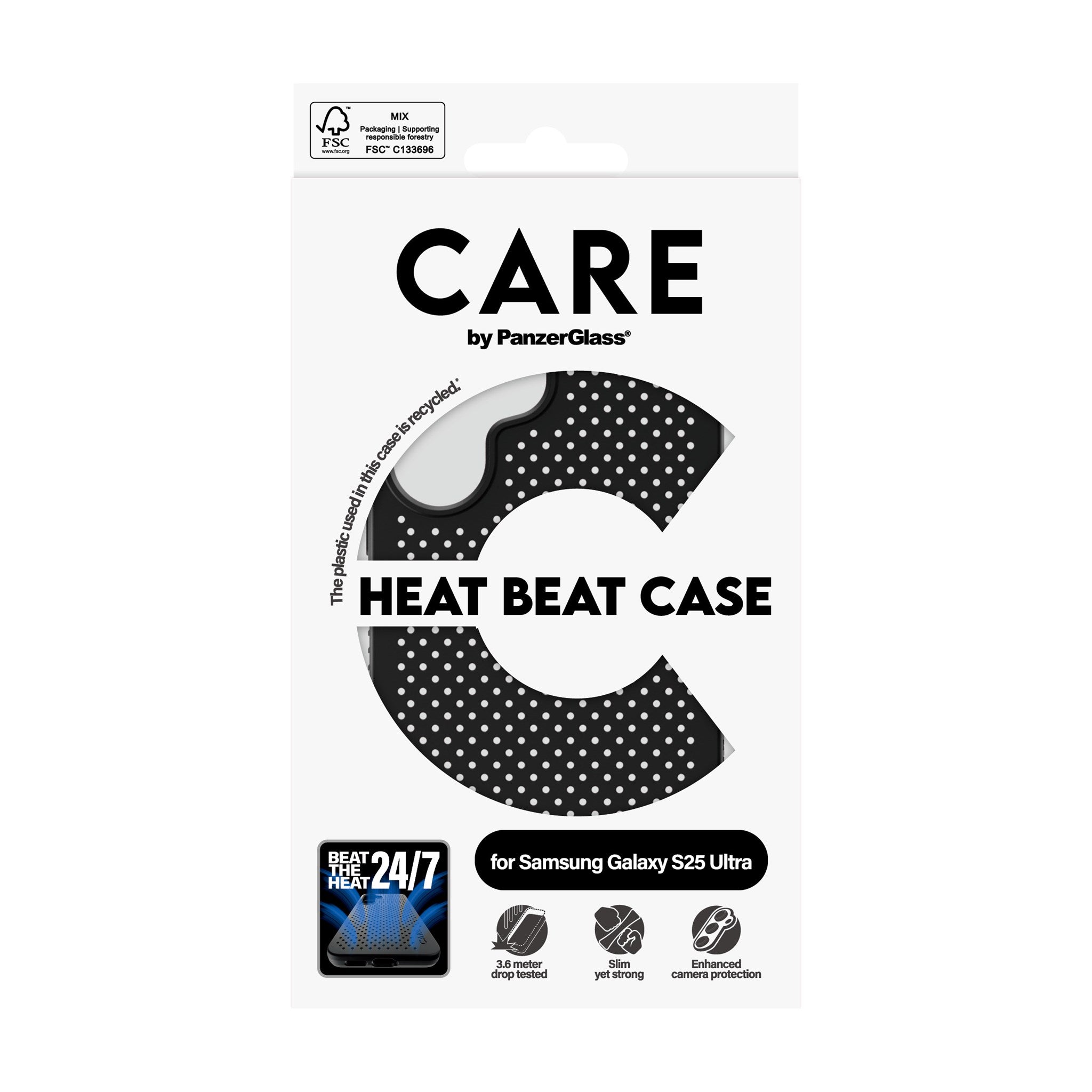 CARE by PanzerGlass® Feature Case Heat Beat Samsung Galaxy S25 Ultra